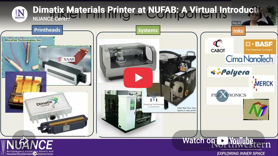 Dimatix Printer Youtube screenshot